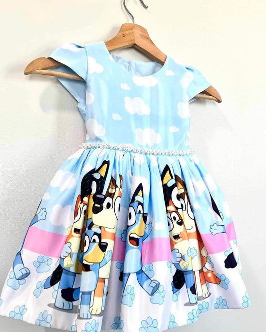 Bluey Deluxe Birthday Dress/ Toddler Dress