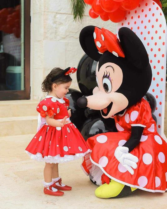 Minnie Mouse Deluxe Birthday Dress/ Minnie Mouse Outfit Birthday Dress/ Minnie Mouse Birthday Party